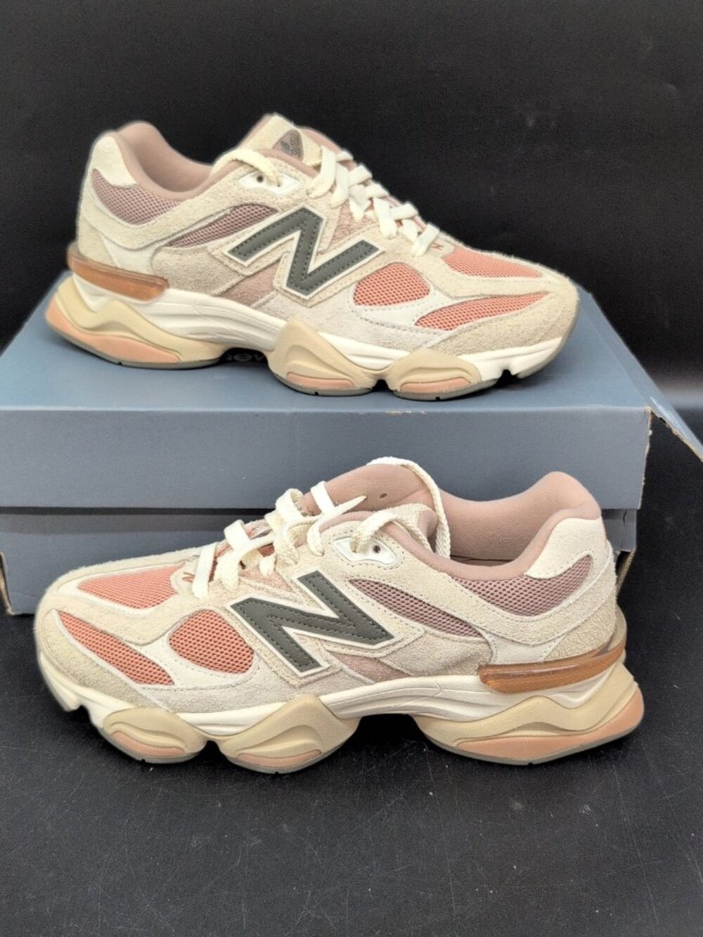 New Balance 9060 Men's Running Shoes US 8 Flat Taupe & Light Sparrow U9060CWF